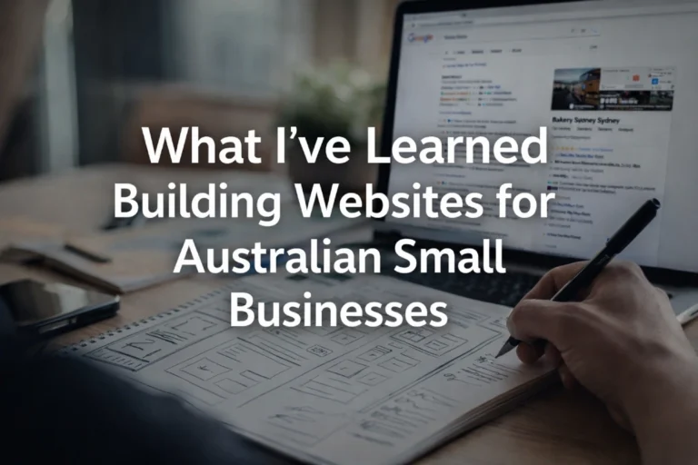 building websites for australian business